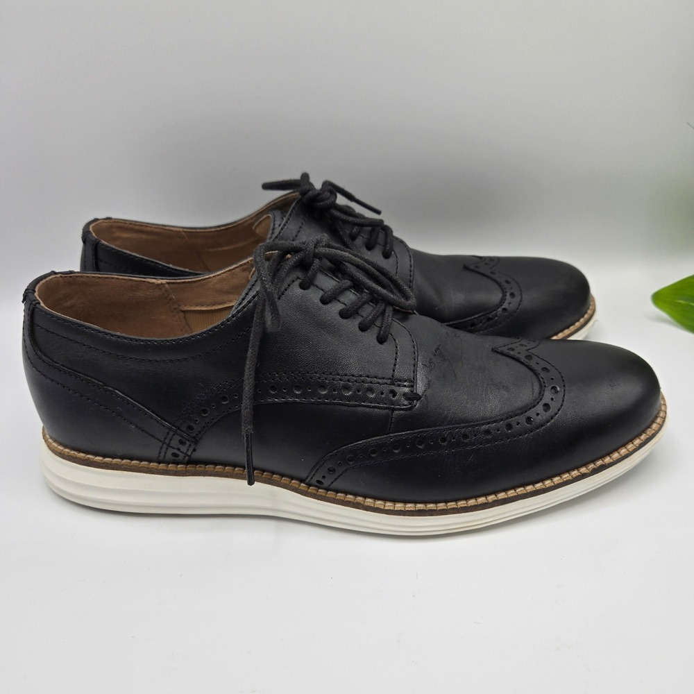 Cole Haan OriginalGrand Wingtip Oxford Black Leather C26469 MENS 9.5M